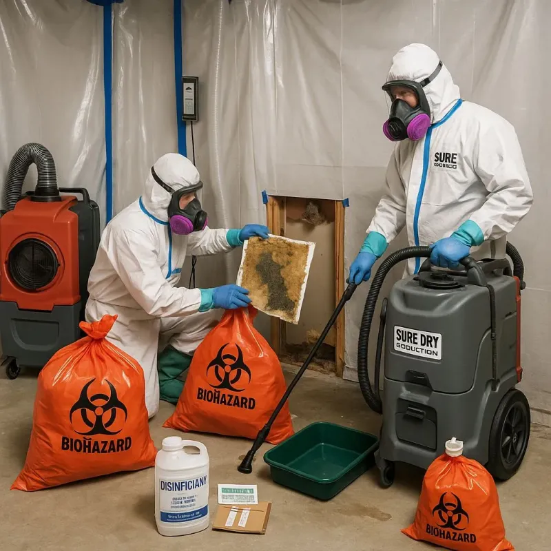 Contaminated Water Handling Protocols process in Sherman County, TX